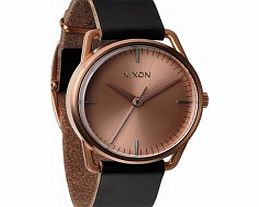 Nixon Mens The Mellor Black Copper Watch