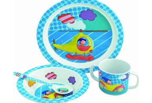 Noddy OU901D Four-Piece Crockery Set in Gift Box