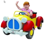 Noddy Pedal Car: 1190 x 700 x 430 mm - Red, Yellow