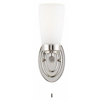 Hove Nickel Single Wall Light