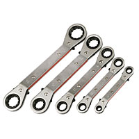 Non-Branded Ratchet Spanner Set 5Pc