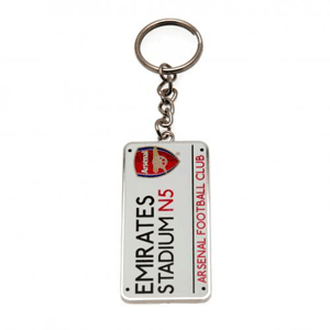 Arsenal Street Sign Key Ring