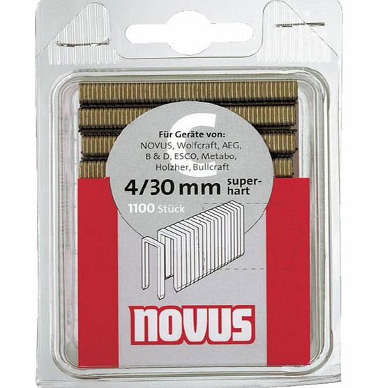 Novus Type 4 4/18 Narrow Crown Staples 6mm 18mm