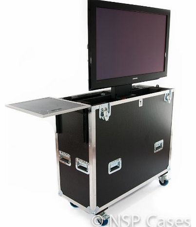 Motorised Lift Flight Case For 42 inch Plasma Screens