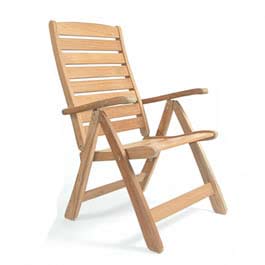 Oasis Teak Recliner