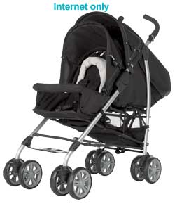 Apex Tandem Stroller - Black Suede