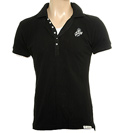 Black Pique Polo Shirt