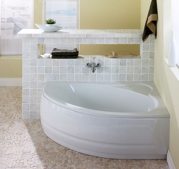 Corner Bath 1500x1000mm Right