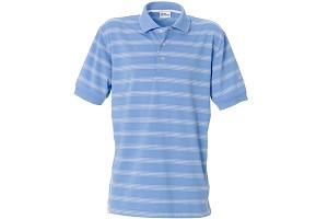 Quick Dry Striped Polo Shirt