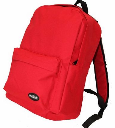 Mens Ladies Boys Girls Backpack School Work College Rucksack (Red)