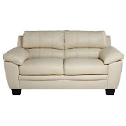 Regular Leather Sofa, Ivory