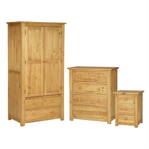 Bedroom Set with Gents Wardrobe