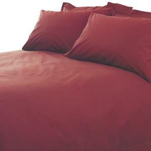 Duvet Cover- Double- Burgundy