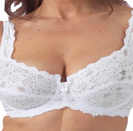 Marlon Lace Bra BR426 White 38B