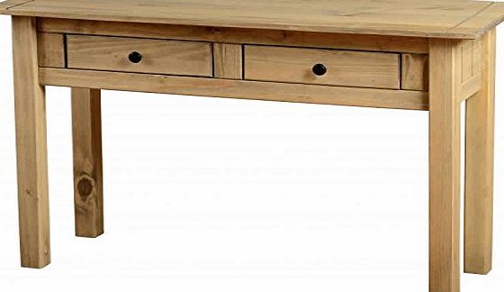 Panama Console Table 2 Drawer, Natural Oak