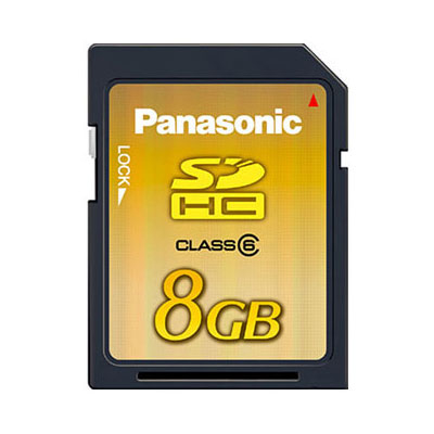 8GB SDHC Memory Card