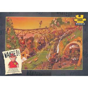 Wanted Diamond Dick 1000 Piece Jigsaw Puzzle