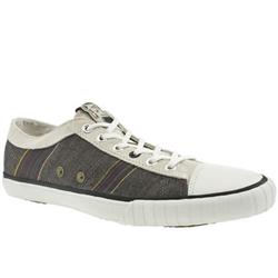 Male Lamodi Maharam Fabric Upper Lace Up Shoes in Grey