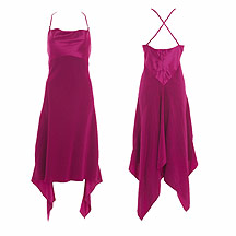 Cerise cocktail dress