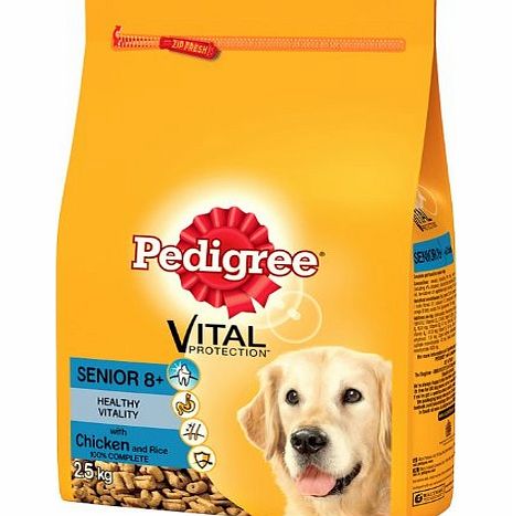 Pedigree Dry Senior Dog Food Chicken 2.5kg