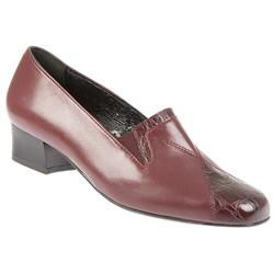 Female Pek818 Leather Upper Leather Lining Peko in Black Antique, Burgundy