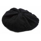 Circular Transfer Beret - Black