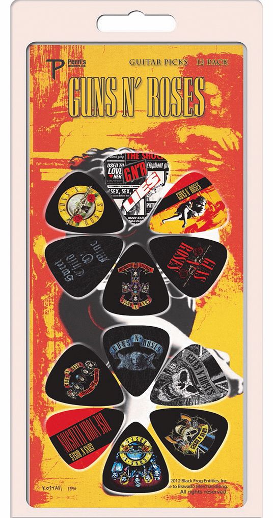 Guns N Roses Set Of 12 Plectrums