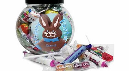 Blue Bunny Sweet Jar