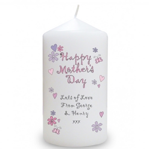 Happy Mothers Day Candle