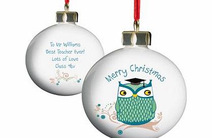 Mr Owl Bauble