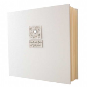 Photo Album - Clear Jewelled Heart