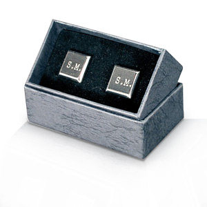 Square Silver Cufflinks