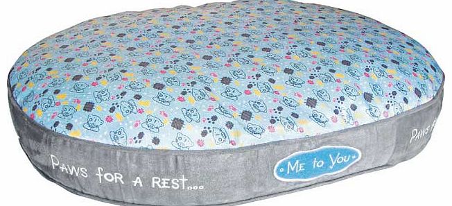 Pet Brands Me To You Super Soft Oval Dog Bed - Large