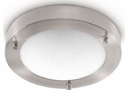 MyBathroom Treats Bathroom Ceiling Light Matt Chrome (Includes 1 x 28 Watts G9 Bulb)