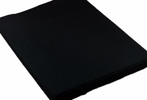 PhotoSEL BK11CB Black Muslin Photography Backdrop 2m x 3m