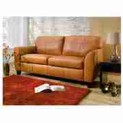 Large Leather Sofa, Antique Cognac