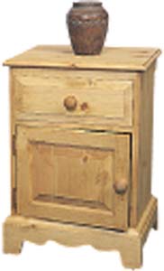 BEDSIDE CABINET 1DOOR 1DRAWER ROMNEY