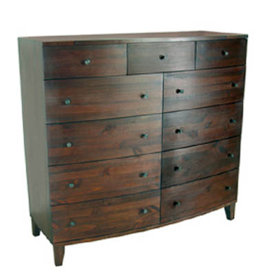 CHEST 11 DRAWER MADRID WALNUT