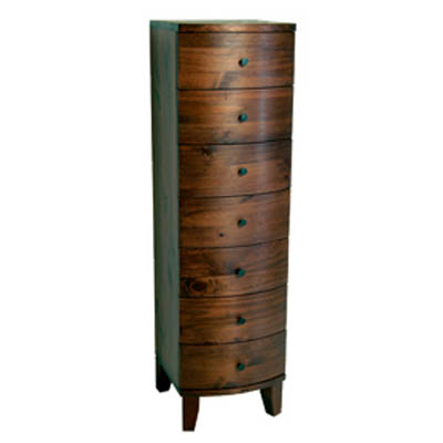 CHEST 7 DRAWER TALL MADRID WALNUT