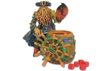 Davy Jones with Barrel Table and Dice Gam