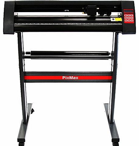 9123 720mm Vinyl Cutter Plotter Machine - Black