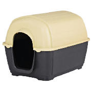 Plastic dog kennel medium