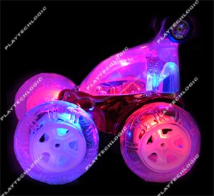 Licensed RC Radio Remote Control Invincible Tornado TURBO Power Wheels Stunt Car - Rechargeable