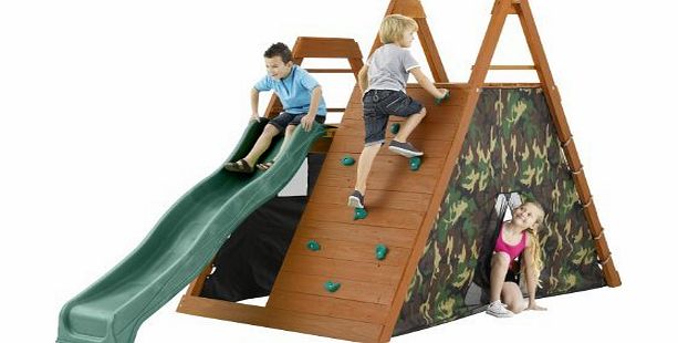 Climbing Pyramid Wooden Play Centre