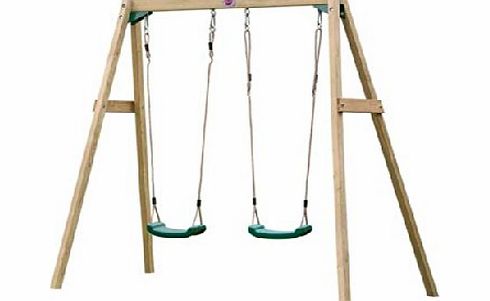 Wooden Double Swing Set