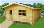 Plymouth log cabin: 4 x 5m - Natural pine