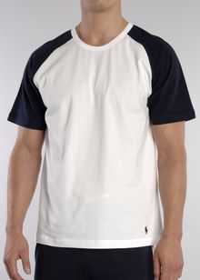 Raglan Colour Blocking crew neck t-shirt