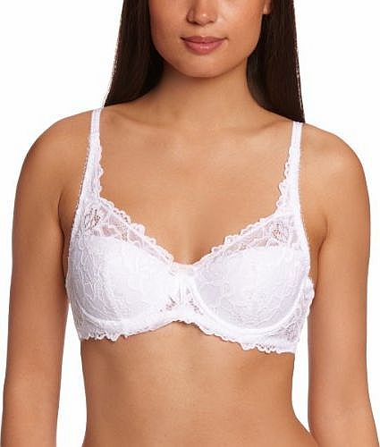 Serenity Padded Full Cup Womens Bra White 36B