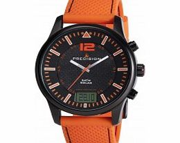 Precision Mens Radio Controlled Orange Silicone