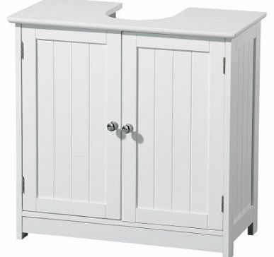 Premier Housewares Portland Under Sink Cabinet - MDF - White